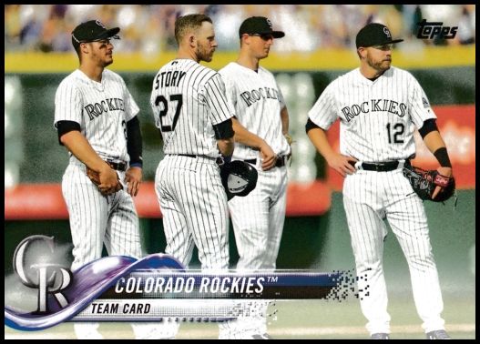 314 Colorado Rockies Team Card